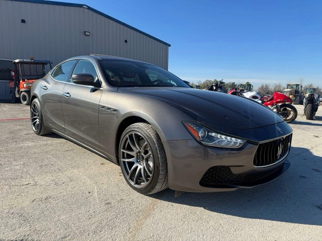 Copart listing photo — 2017 Maserati Ghibli, Houston TX, Jun 2026